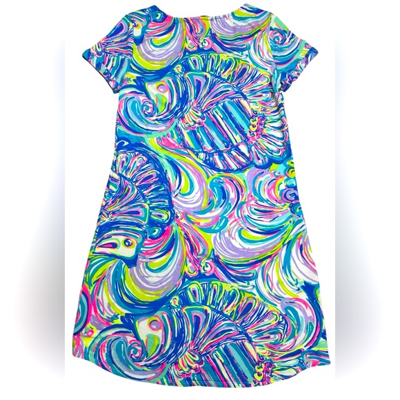 Lilly Pulitzer Tammy T Shirt Dress Multi Gillty Pleasure Swirl Womens Small - Picture 5 of 7